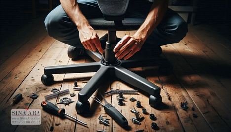 آموزش نحوه نصب و مونتاژ صندلی اداری در منزل یا دفتر کار