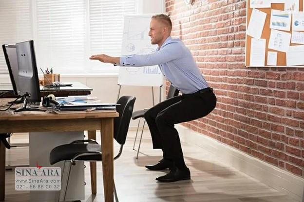 حرکات کششی و تمرین های ساده اداری