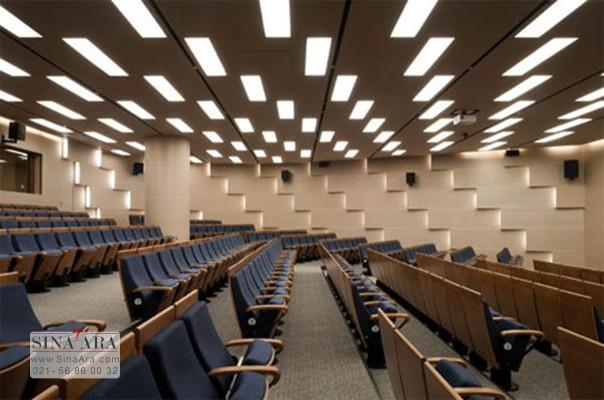 مراحل طراحی سالن همایش و آمفی تئاتر