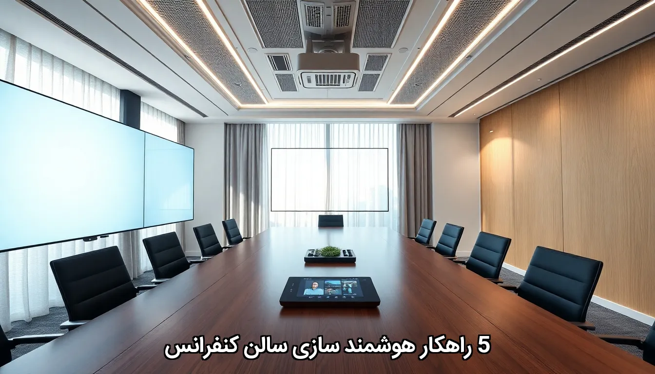 مزایای هوشمند سازی سالن کنفرانس